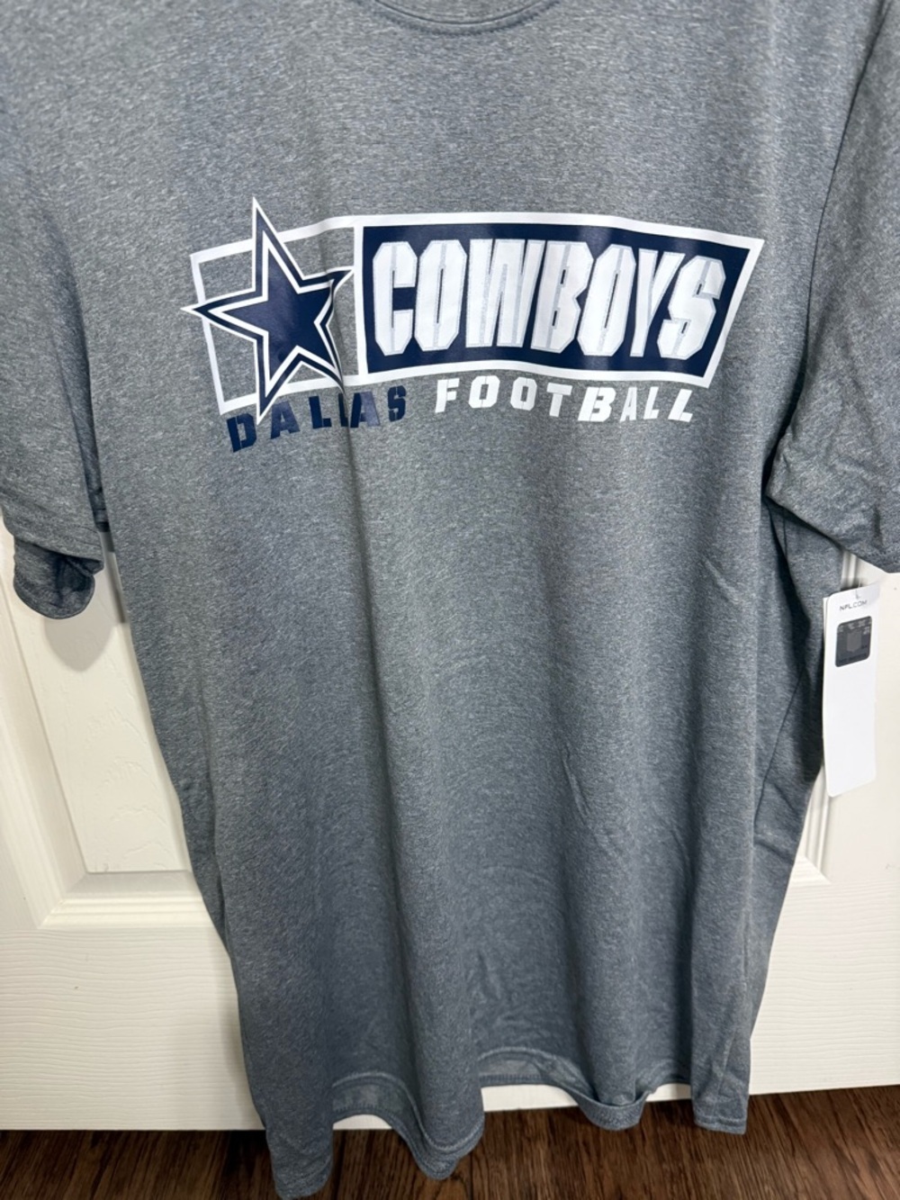 Dallas Cowboys NFL T-Shirt Men's L Gray Short Sleeve Football Tee NWT - Picture 4 of 5